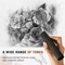 5 Pcs Jumbo Willow Charcoal Sticks 0.79-0.94 Inch Large Soft Willow Charcoal Chunky Drawing for Sketching Artist Supplies, Black